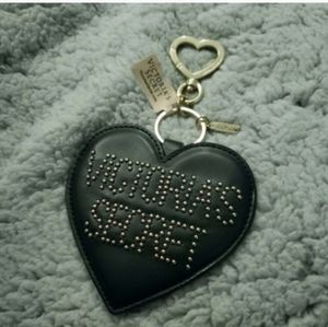 Victoria's secret studded snap keychain